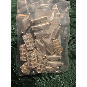 Antique Silver Plated Copper Beads Assorted Charms #138 Bundle W/ Others Listed